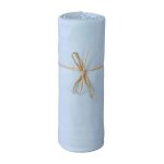 Drap housse lit bébé 60 x 120 cm / 100% coton / 57 fils / cm² - ciel Drap housse lit bébé 60 x 120 cm / 100% coton / 57 fils / cm² - ciel