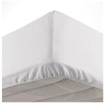 Drap housse microfibre oscar - 190x90cm - blanc