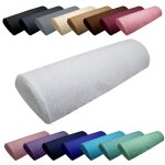 Drap housse de protection en éponge pour coussin demi - rond 66 cm x 22 cm x 12 cm de table de massage ... Drap housse de protection en éponge pour coussin demi - rond 66 cm x 22 cm x 12 cm de table de massage ...