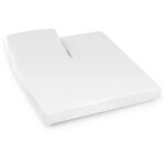 Linnea - drap housse relaxation uni coton alto - tr tte relevable uniquement 2x80x200 cm