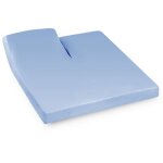 Linnea - drap housse relaxation uni coton alto - tr t�te relevable uniquement 2x90x200 cm