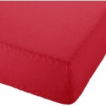 Stof - drap housse uni 140 x 190 cm - rouge