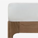 Sklum - drap - housse en satin 300 fils sampras blanc