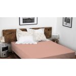 Home linge passion - drap housse uni coton 57 fils rose 160x200 cm bonnet 35 cm Home linge passion - drap housse uni coton 57 fils rose 160x200 cm bonnet 35 cm