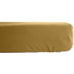 Ac - deco - drap housse vieil or en percale de coton 80 fils 90 cm