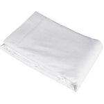 Terre de nuit - drap plat blanc 100% coton 180x290