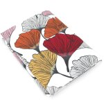 Drap plat percale pur coton ginkgo 240x310 cm