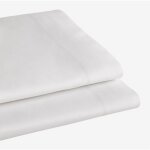 Sklum - drap plat en satin 300 fils sampras blanc