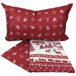 Draps tyroliens complets gardena en pur coton made in italy un carr�