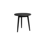 Drawer - table d'appoint ronde 50 cm dcor chne noir - ubud
