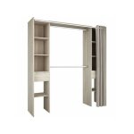 Demeyere kit dressing 2 colonnes + 2 penderies + 2 tiroirs - décor chene shannon - l 115 x p 50 x h 203 ... Demeyere kit dressing 2 colonnes + 2 penderies + 2 tiroirs - décor chene shannon - l 115 x p 50 x h 203 ...