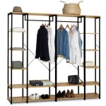 Dressing modulable double penderie tagre l. 180 cm detroit design industriel