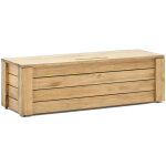 Ds muebles - coffre rangement avec couvercle et roues eco 40x120x37 pin vieilli Ds muebles - coffre rangement avec couvercle et roues eco 40x120x37 pin vieilli