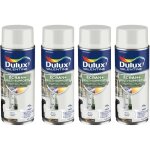 Dulux valentine - ecran + multi - supports exterieure satin - lot de 4 arosols en phase aqueuse - blanc ...