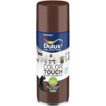 Dulux valentine - peinture a�rosol color touch - satin brun chataigne 400 ml