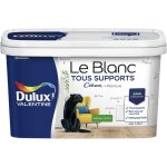 Dulux valentine - peinture le blanc tous supports cr�me de peinture satin blanc 2, 5 l