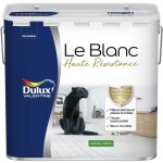 Dulux valentine - peinture blanche haute resistance satin blanc 5 l