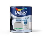 Dulux valentine - peinture color resist cuisine & bains satin b�ton gris 0, 75 l