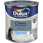 Dulux valentine - peinture crme de couleur mat bleu gris 0, 5 l