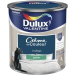 Dulux valentine - peinture crme de couleur satin bleu indigo 0, 5 l
