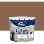 Dulux valentine - peinture cr�me de couleur satin havane 10l