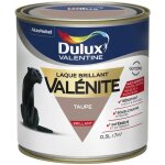 Dulux valentine - peinture laque val�nite brillant taupe 0, 5 l