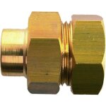 Dumont - union femelle sph�ro - conique 340 gcu laiton 16mm 1 / 2 - d155065