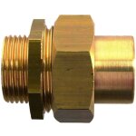 Dumont - union m�le sph�ro - conique 341 gcu laiton 16mm 3 / 4 - d15006b