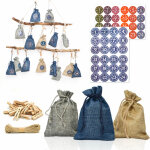 Dunedesign - calendrier de l'avent  remplir soi - mme - 24 pochettes cadeaux - diy kit nol