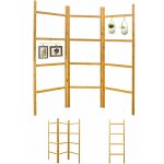 Dunedesign - paravent interieur 3 panneaux à remplir 180x180 brise vue mobile Étagère plantes Dunedesign - paravent interieur 3 panneaux à remplir 180x180 brise vue mobile Étagère plantes