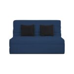 Dunlopillo banquette bz 2 places - bleu - reveur Dunlopillo banquette bz 2 places - bleu - reveur