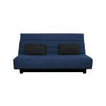 Dunlopillo - banquette clic clac 2 places - marine - reveur Dunlopillo - banquette clic clac 2 places - marine - reveur