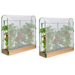 Idmarket - duo serres � tomates modulables sp�ciales croissance kit complet b�che + support