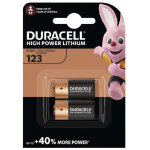 Duracell cr123 - c2 lot de 2 piles au lithium photo