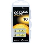 Pile pour appareil auditif za 10 1. 45 v 6 pc(s) 90 mah zinc - air activair 10 y201512 - duracell