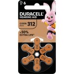 Duracell pile pour appareil auditif za 312 1. 45 v 1 pc(s) 160 mah zinc - air w996273