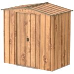 Duramax - abri de jardin métal imitation bois - 2, 48m² Duramax - abri de jardin métal imitation bois - 2, 48m²