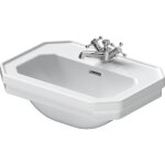 Duravit - 1930 lave - mains, 50x36, 5cm, avec trop - plein, 1 trou pour