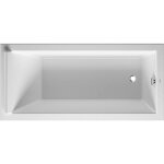 Duravit - baignoire starck rectangulaire 1700x800 mm, avec un dossier, avec un appui - tte, en acrylique ...