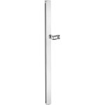 Duravit - barre de douche murale design universelle 80cm en laiton, sans robinet ni douchette - chrome ... Duravit - barre de douche murale design universelle 80cm en laiton, sans robinet ni douchette - chrome ...