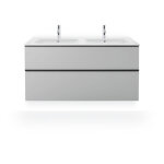 Duravit - me by starck furniture double lavabo, sans trou de