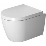 Duravit - wc suspendu compact sans bride me by starck avec abattant frein de chute