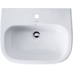 Duravit - d - code lavabo, avec trou pour robinetterie, avec