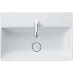 Duravit - durasquare lavabo pour meuble compact, 60x40cm, 1 trou