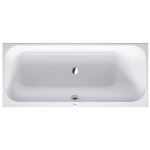 Duravit - happy d. 2 baignoire rectangulaire  encastrer, dossier