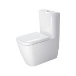 Duravit - happy wc combi happy d. 2 rondelle de 63 cm de profondeur,