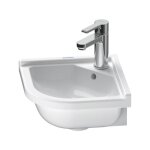 Duravit - lave - mains d'angle starck 3 44cm, avec trop - plein, 1 trou