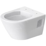 Duravit d - neo - wc suspendu compact, avec abattant, rimless, blanc 45870900a1