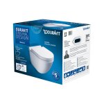 Duravit - pack wc suspendu starck 3 452709 - cuvette rimless + abattant frein de chute, syst�me durafix ...