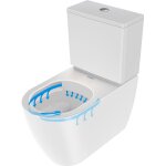 Duravit - soleil by starck wc au sol, sans rebord, 650x370x415mm,